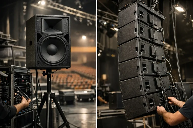 Point Source vs Line Array: Mekanınız İçin Hangisi?